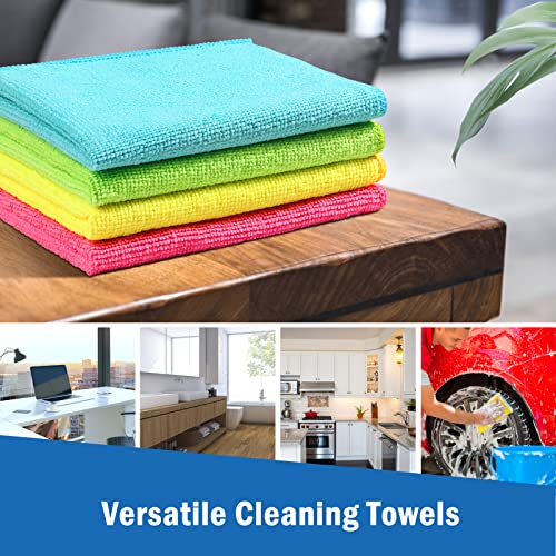 50 Pieces Microfiber Cloths,Super Abosorbent Cleaning Rags for Home,Ki ...